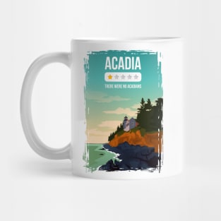 Acadia National Park One Star Review Funny Art Print Mug